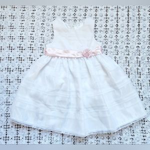American Princess white special occasion dress